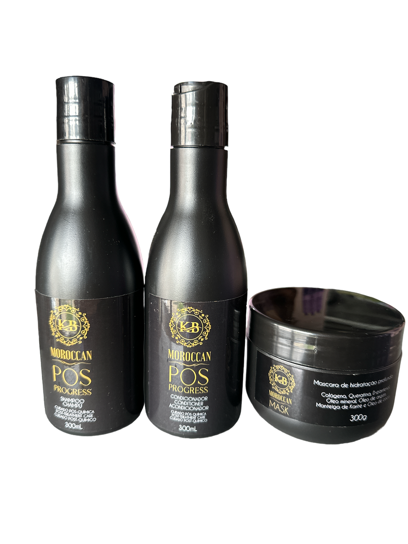 KB MOROCCAN HAIR SMOOTHING TREATMENT HOME HAIR CARE KIT - Keratinbeauty