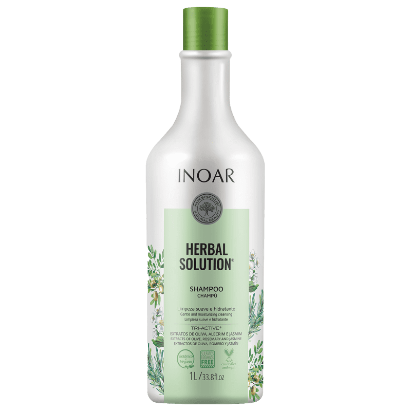 Inoar Herbal Solution Hair Hydration Kit  35fl.oz 1000ml - Keratinbeauty