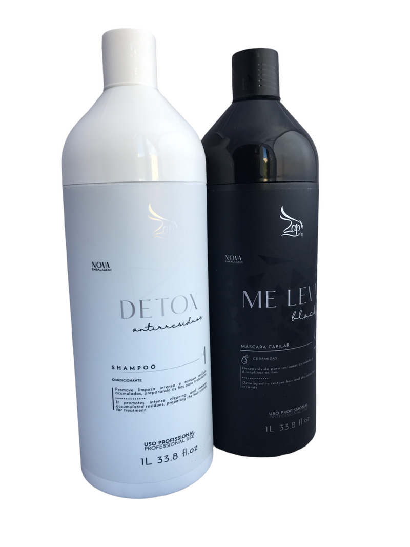 ZAP ME LEVA TRAITEMENT DES CHEVEUX SET 1000ml/33,8fl.Oz. - Keratinbeauty