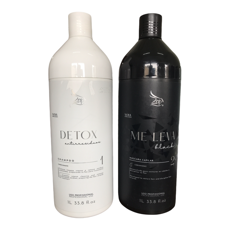 ZAP ME LEVA TRAITEMENT DES CHEVEUX SET 1000ml/33,8fl.Oz. - Keratinbeauty