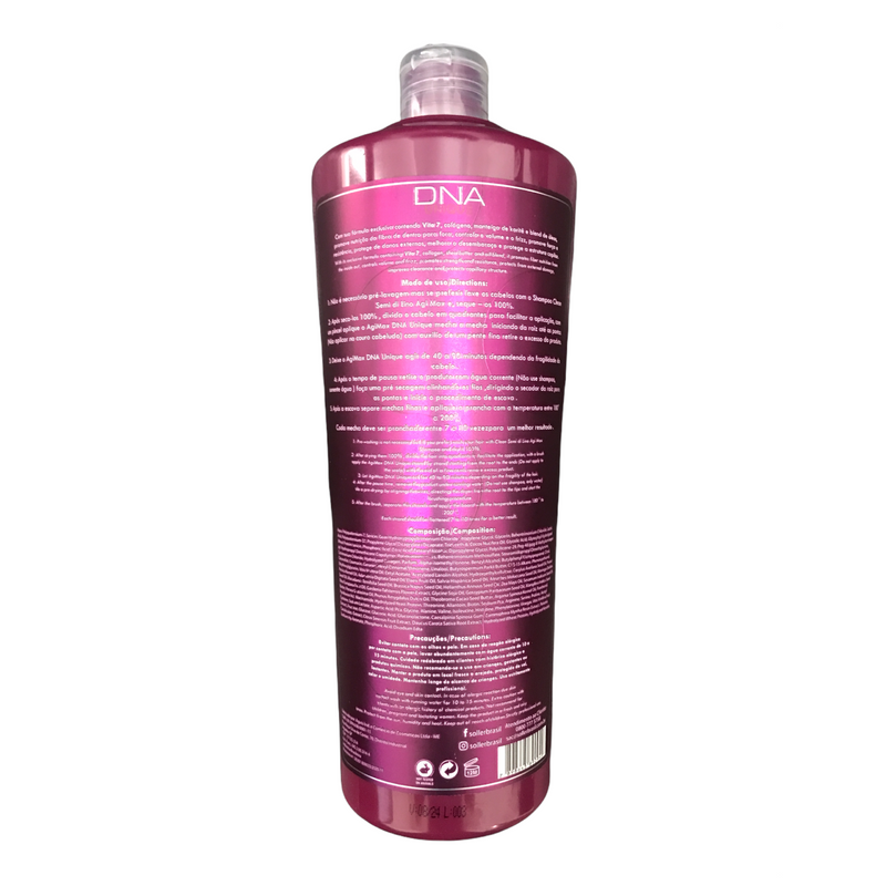 AgiMax DNA Unique Vita7 Hair Smoothing Treatment 1000ml - Keratinbeauty