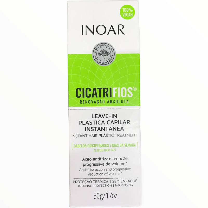 Inoar Argan Cicatrifios Instant Capillary plastic Leave In 50g - Keratinbeauty