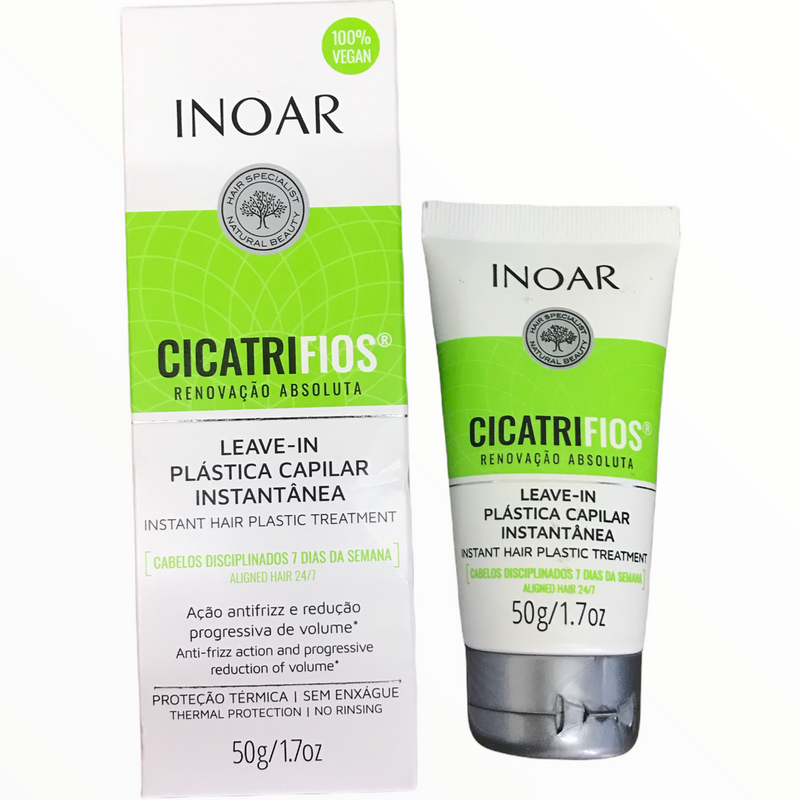 Inoar Argan Cicatrifios Instant Capillary plastic Leave In 50g - Keratinbeauty