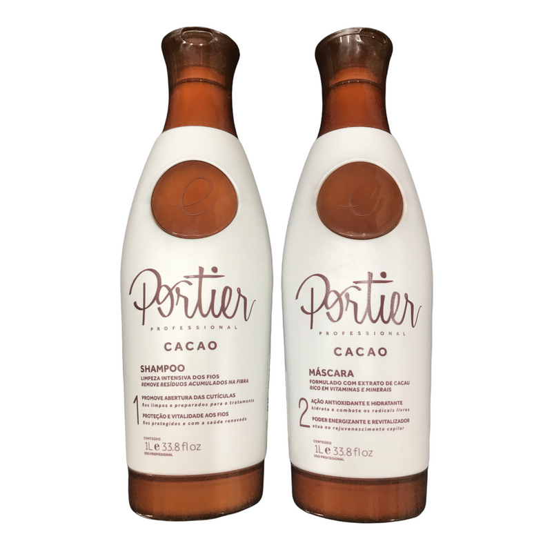 PORTIER CACAO LISSAGE BRESILIEN  DES CHEVEUX  1000ml - Keratinbeauty