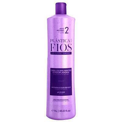 BRAZILIAN KERATIN  PLASTICA DOS FIOS SINGLE BOTTLE STEP 2  1000ml (34oz) . - Keratinbeauty