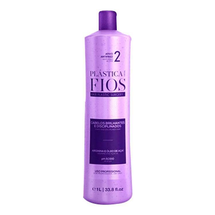 BRAZILIAN KERATIN  PLASTICA DOS FIOS SINGLE BOTTLE STEP 2  1000ml (34oz) . - Keratinbeauty