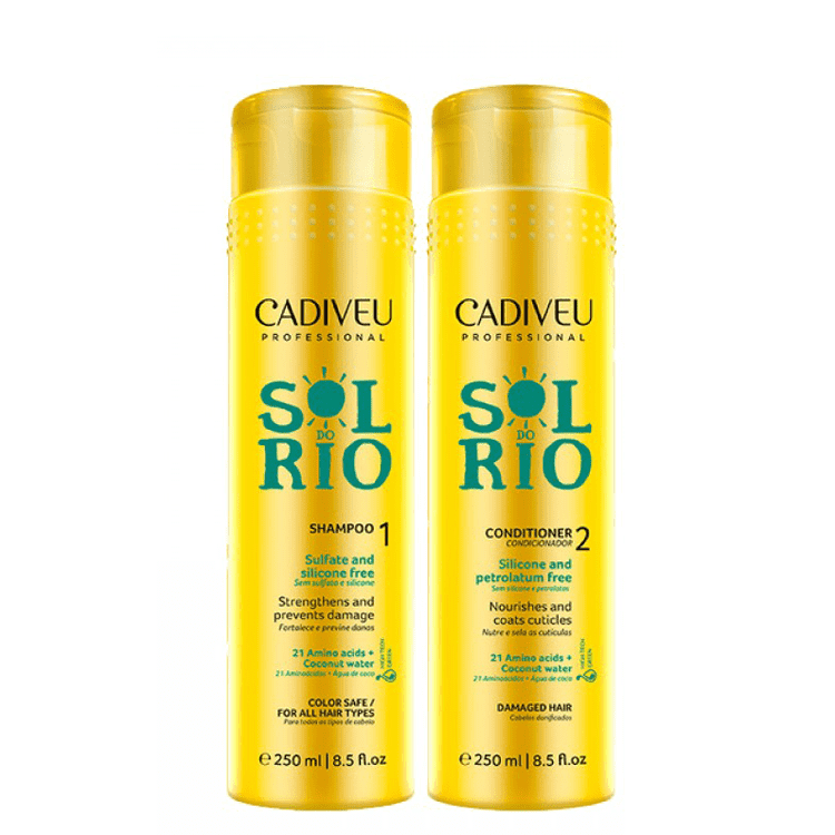 CADIVEU SOL DO RIO KIT DE MANUTENZIONE CURA DEI CAPELLI  250ml/8,5fl.oz - Keratinbeauty