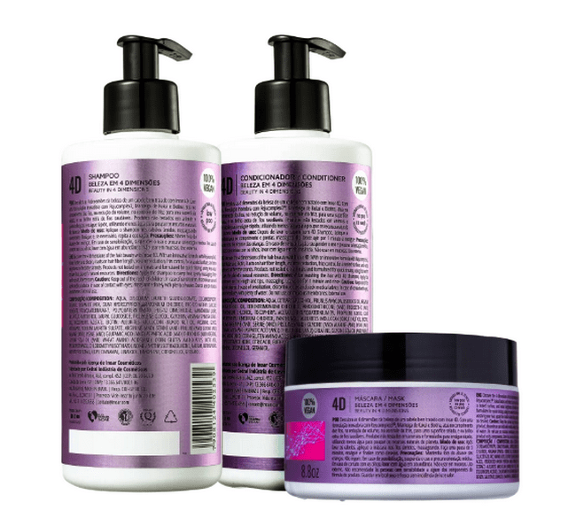 Inoar 4D Hair Care Hydration Kit - Keratinbeauty