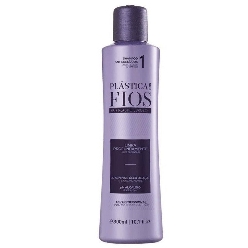 ANTI RESIDUE SHAMPOO PLASTICA DOS FIOS STEP 1 - 300ml - Keratinbeauty