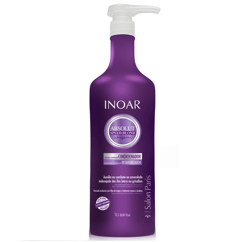 Inoar Absolut Speed Blond Conditioner 1000ml/ 33.81fl.oz - Keratinbeauty