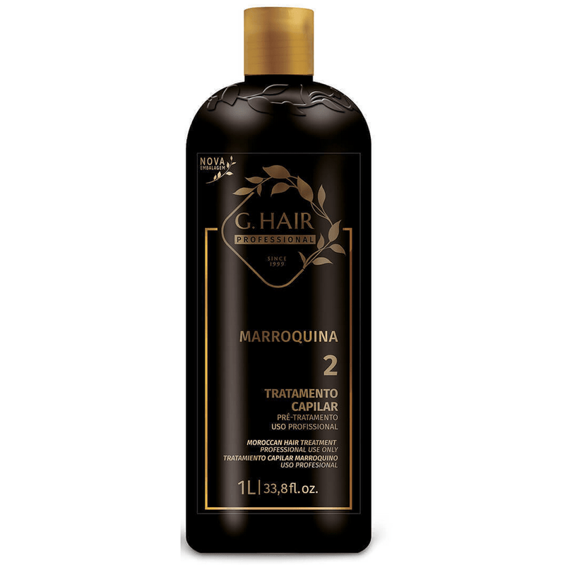 INOAR MARROQUINO G HAIR LISSAGE BRÉSILLIEN KERATINE SEULE TRAITMENT 1 LITRE! - Keratinbeauty